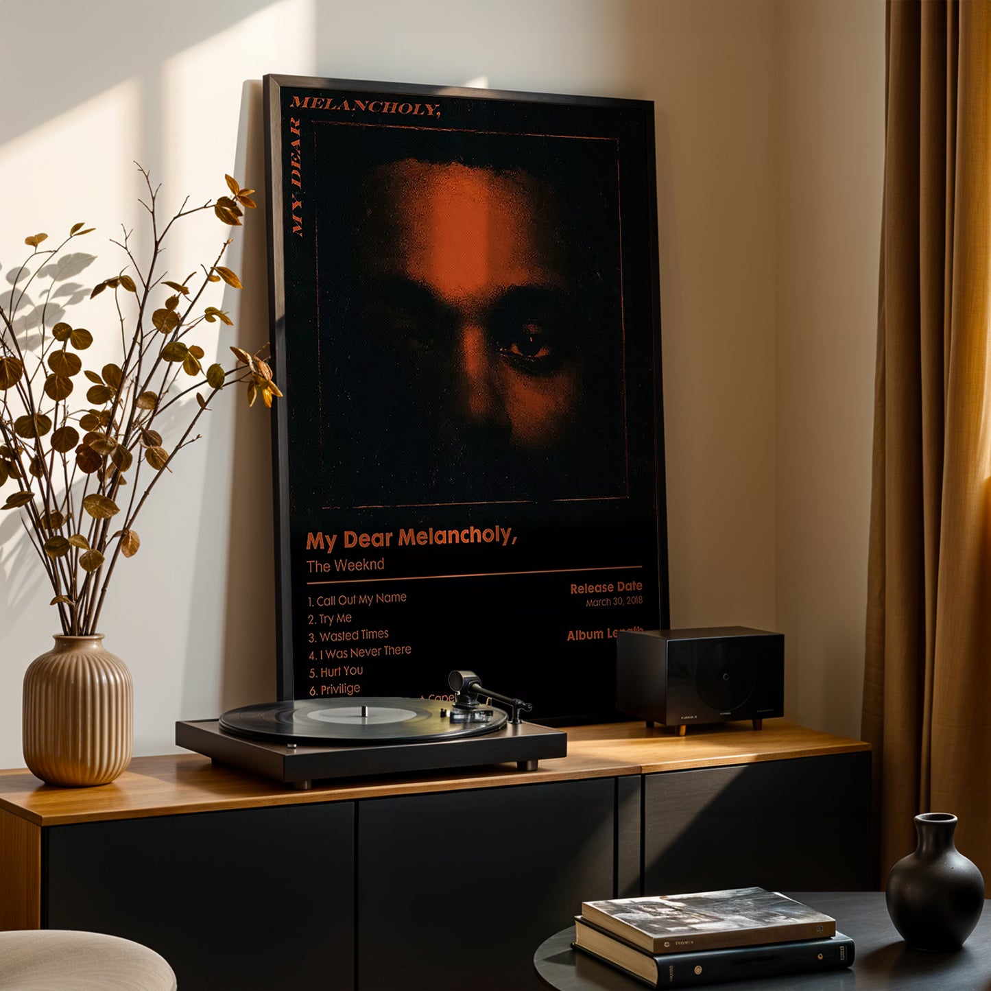 The Weeknd 'My Dear Melancholy' Album Poster