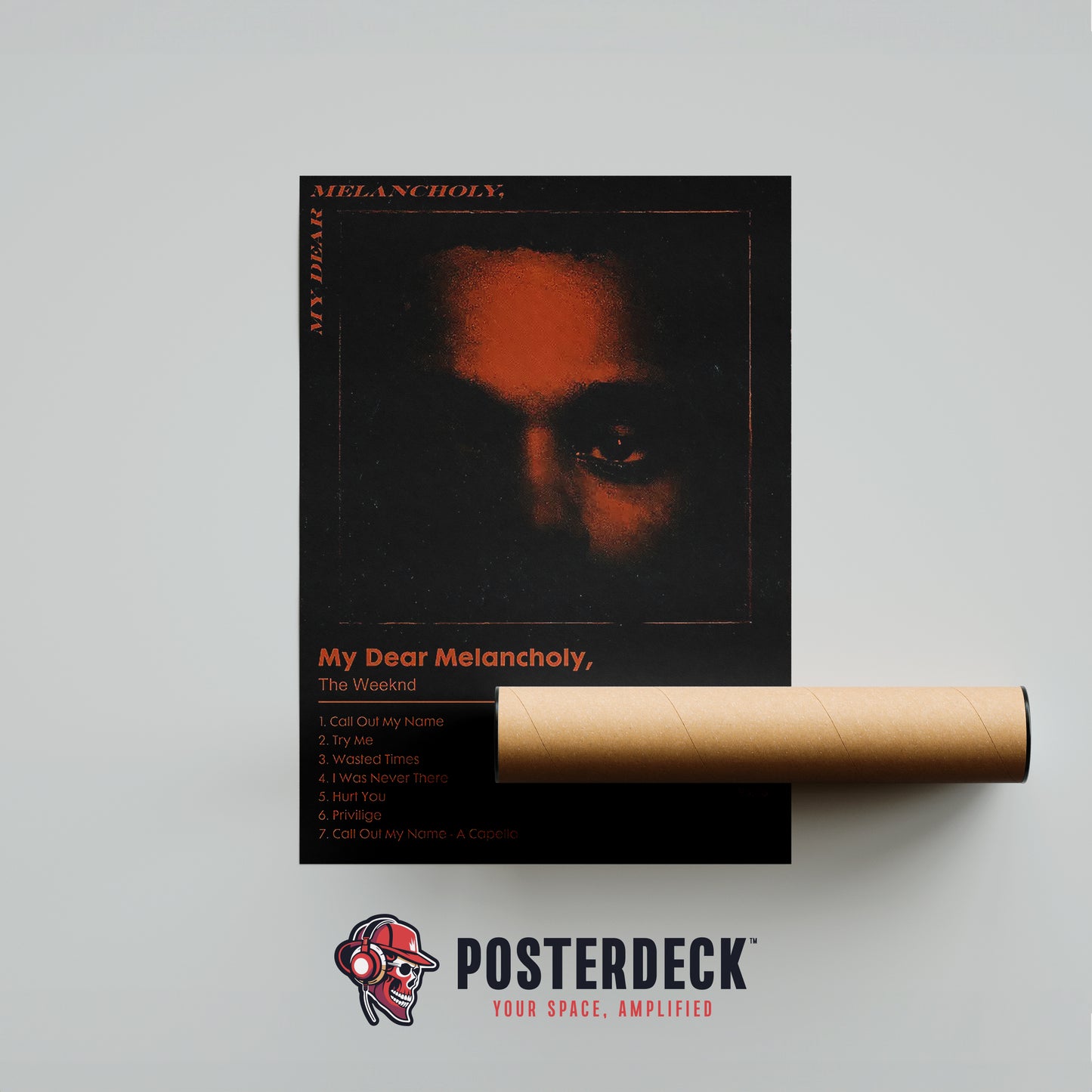 The Weeknd 'My Dear Melancholy' Album Poster