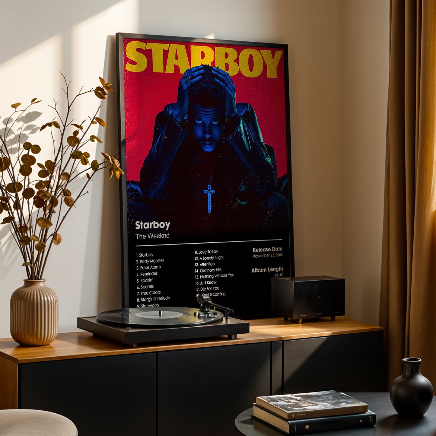 The Weeknd 'Starboy' Album Poster