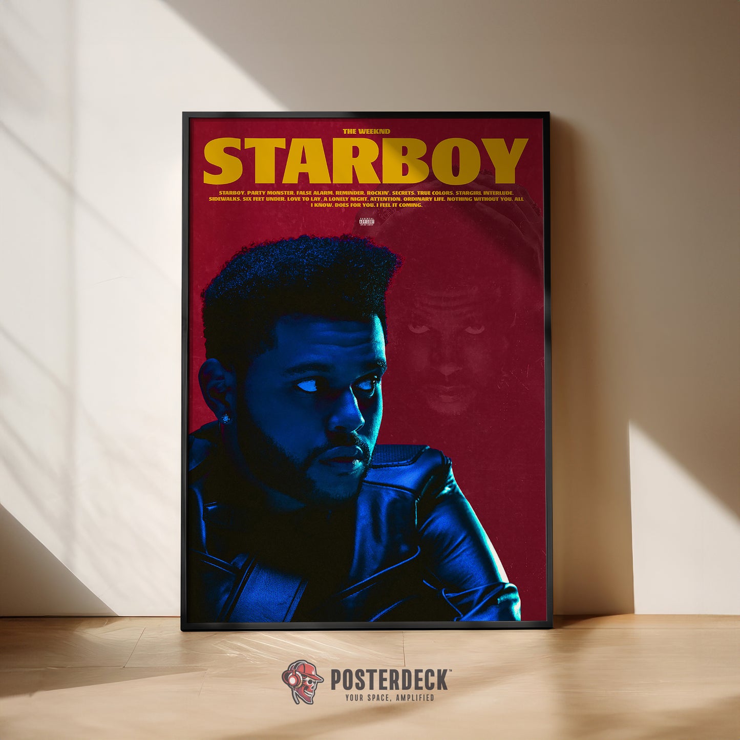 The Weeknd 'Starboy' Poster