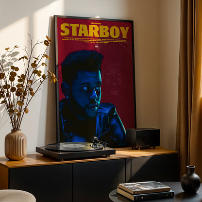 The Weeknd 'Starboy' Poster