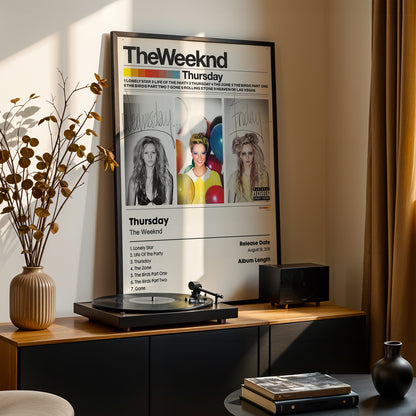 The Weeknd 'Thursday' Album Poster