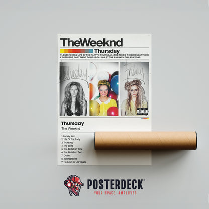 The Weeknd 'Thursday' Album Poster