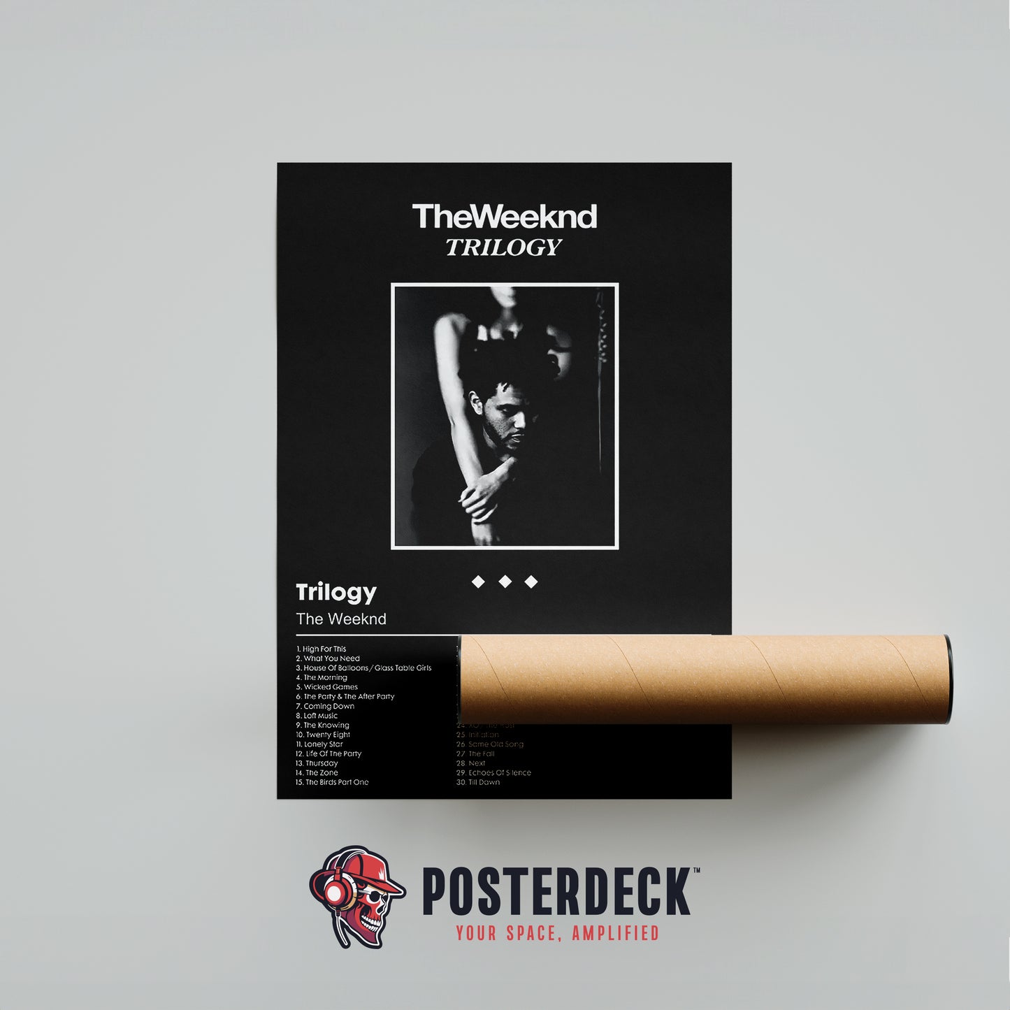 The Weeknd 'Trilogy' Album Poster