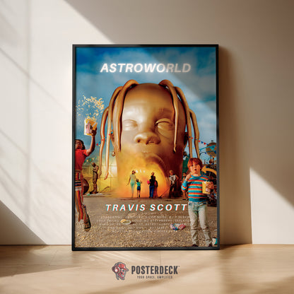 Travis Scott 'ASTROWORLD' Poster