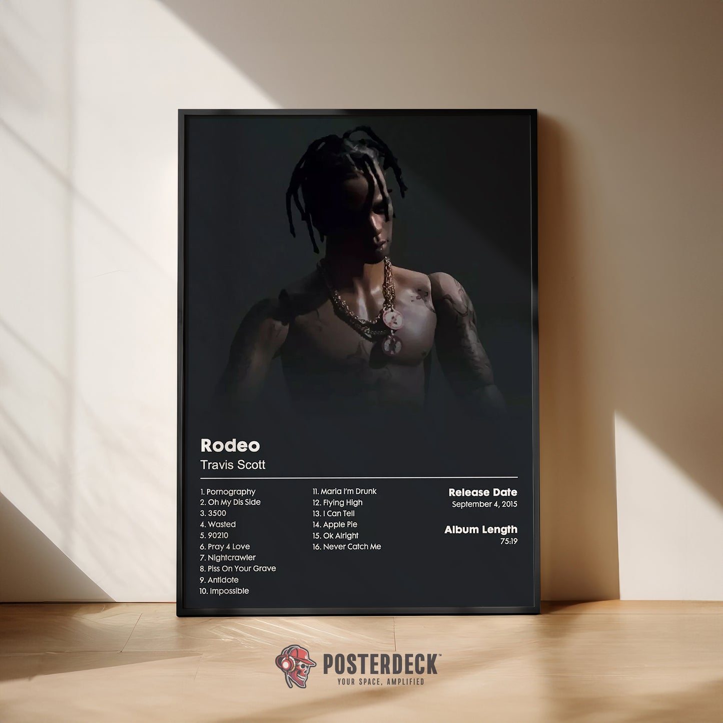 Travis Scott 'Rodeo' Album Poster