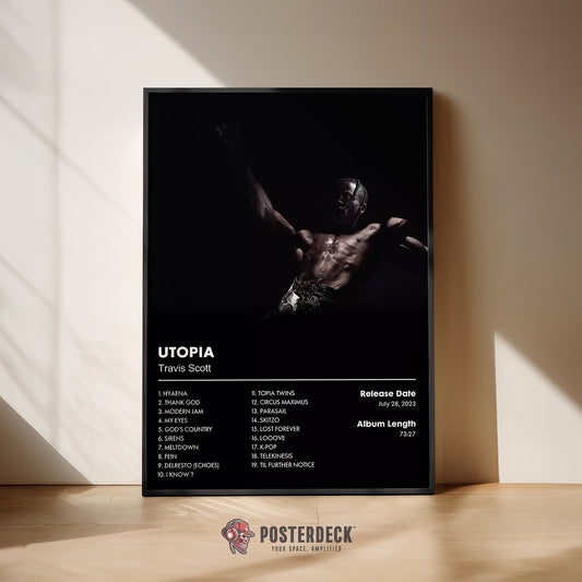 Travis Scott 'UTOPIA' Album Poster