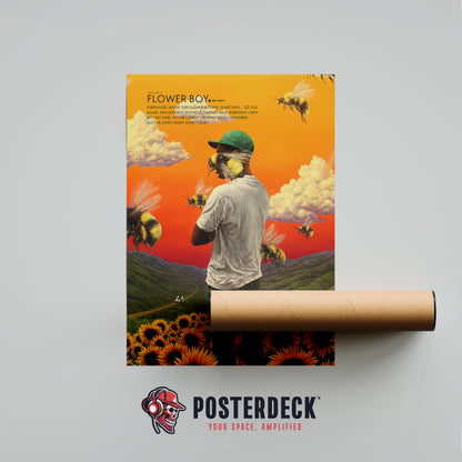 Tyler The Creator 'FLOWER BOY' Poster