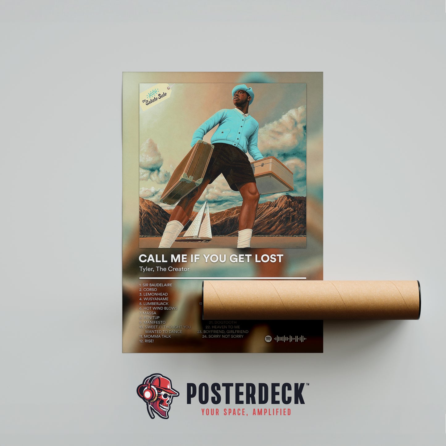 Tyler The Creator 'Call Me If You Get Lost' (The Estate Sale) Album Poster