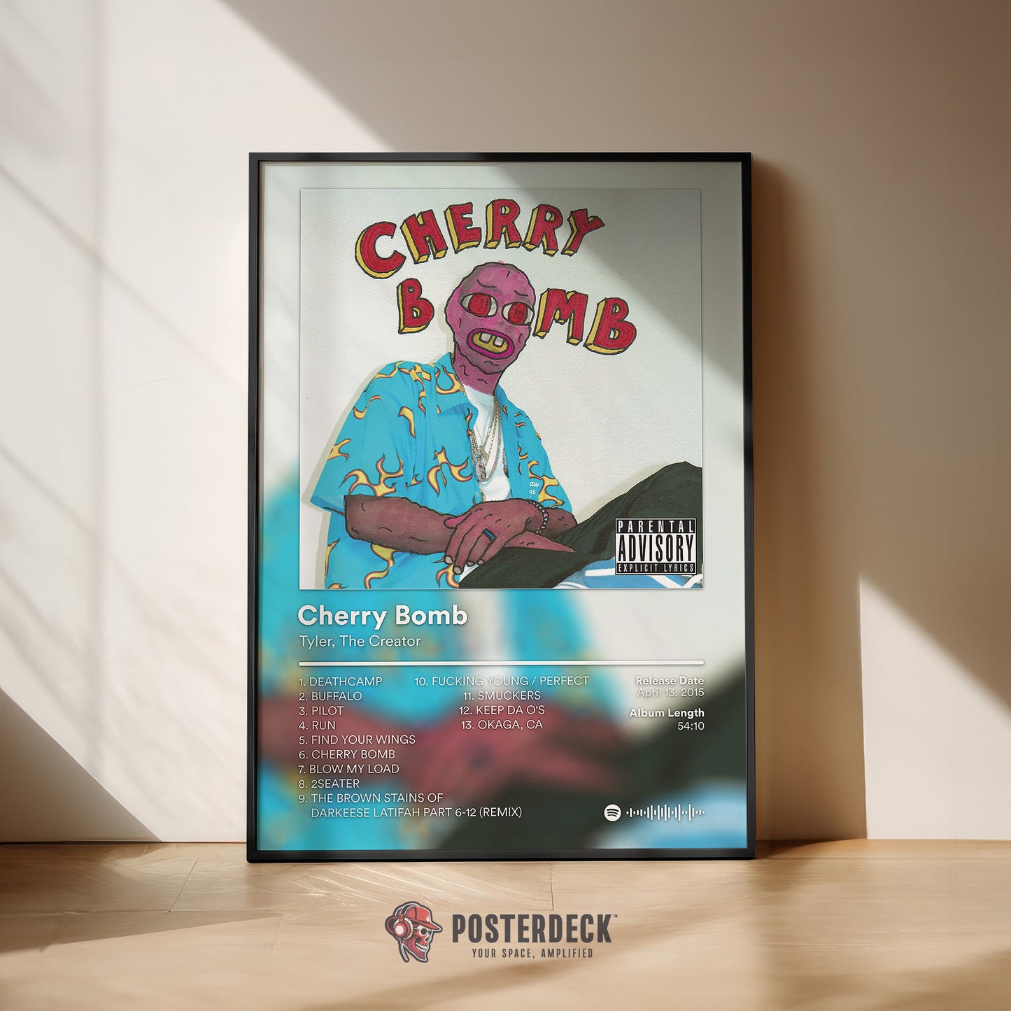 Tyler The Creator 'Cherry Bomb' Album Poster