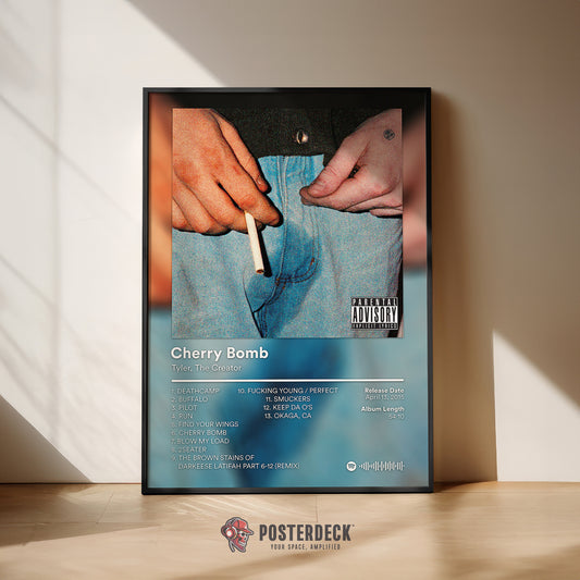 Tyler The Creator 'Cherry Bomb' Album Poster
