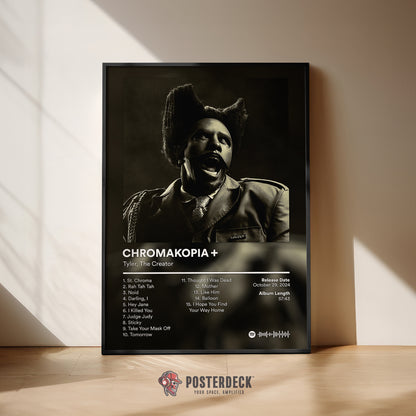 Tyler The Creator 'Chromakopia+' Album Poster