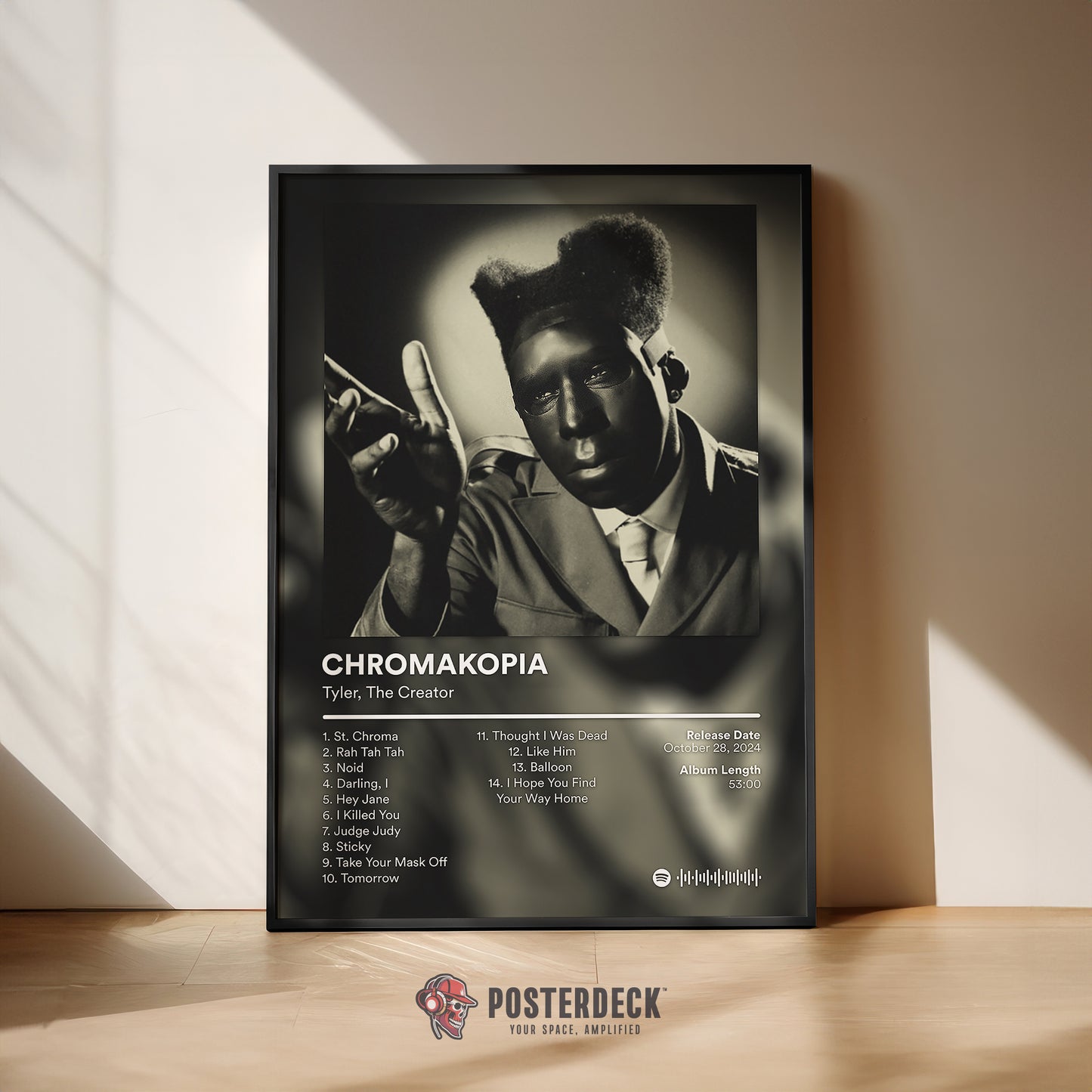 Tyler The Creator 'Chromakopia' Album Poster