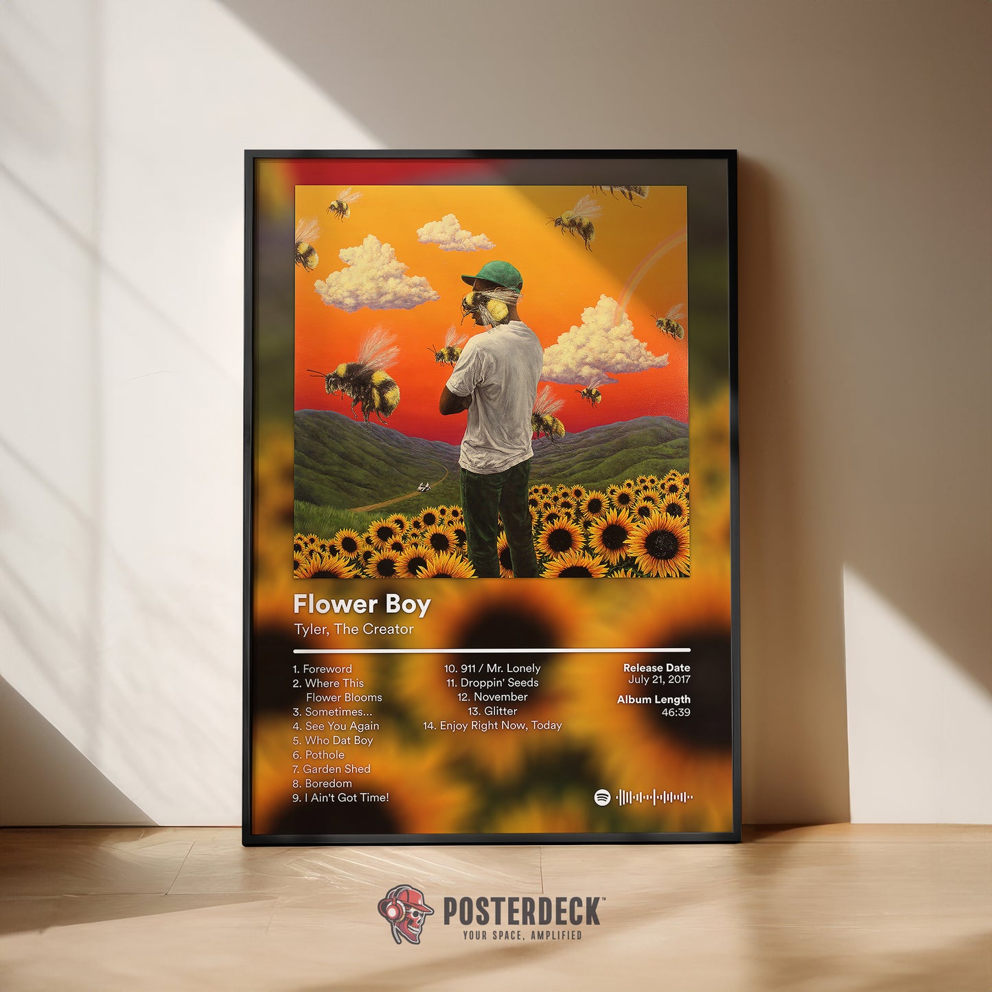 Tyler The Creator 'Flowerboy' Album Poster