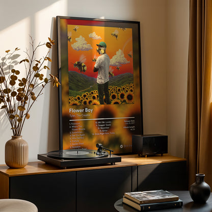 Tyler The Creator 'Flowerboy' Album Poster