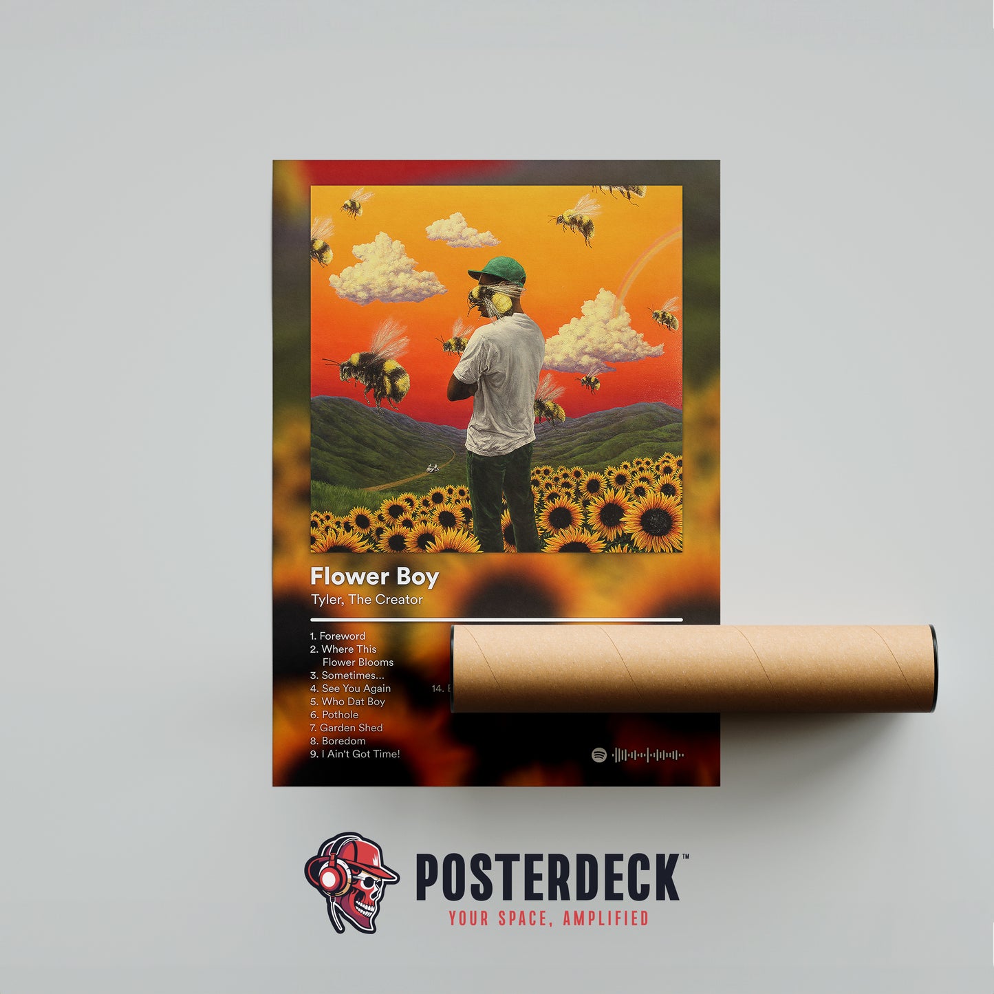 Tyler The Creator 'Flowerboy' Album Poster