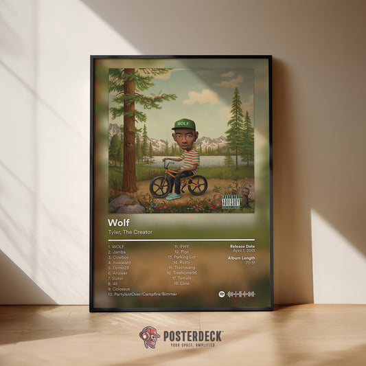 Tyler The Creator 'Wolf' Album Poster