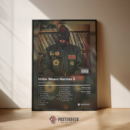 Westside Gunn 'Hitler Wears Hermes 3' Album Poster