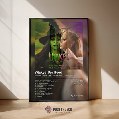Ariana Grande 'Wicked For Good' Album Poster