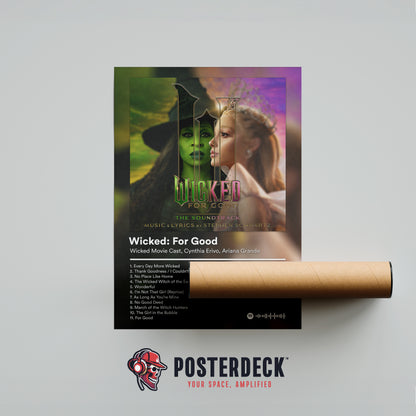 Ariana Grande 'Wicked For Good' Album Poster