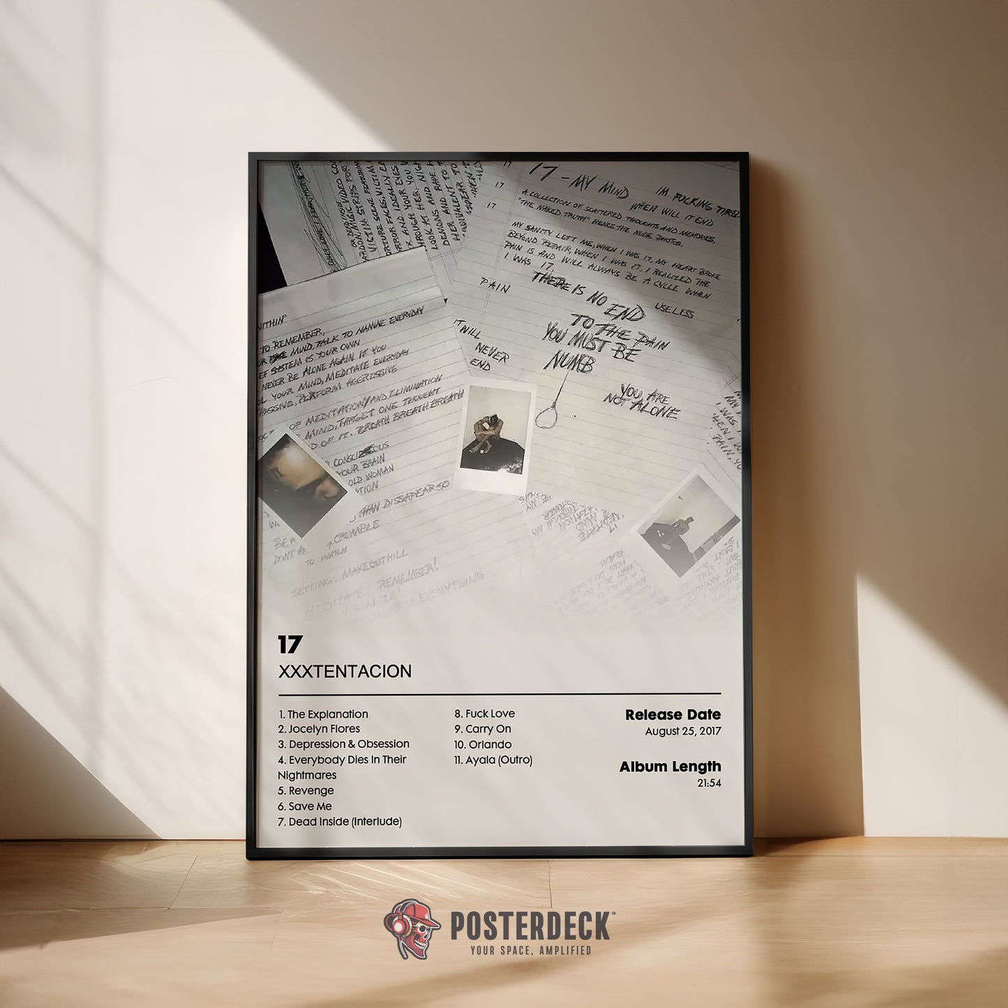 XXXTENTACION '17' Album Poster