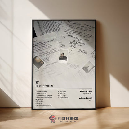XXXTENTACION '17' Album Poster