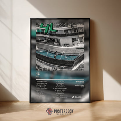 Yeat '4L' Album Poster
