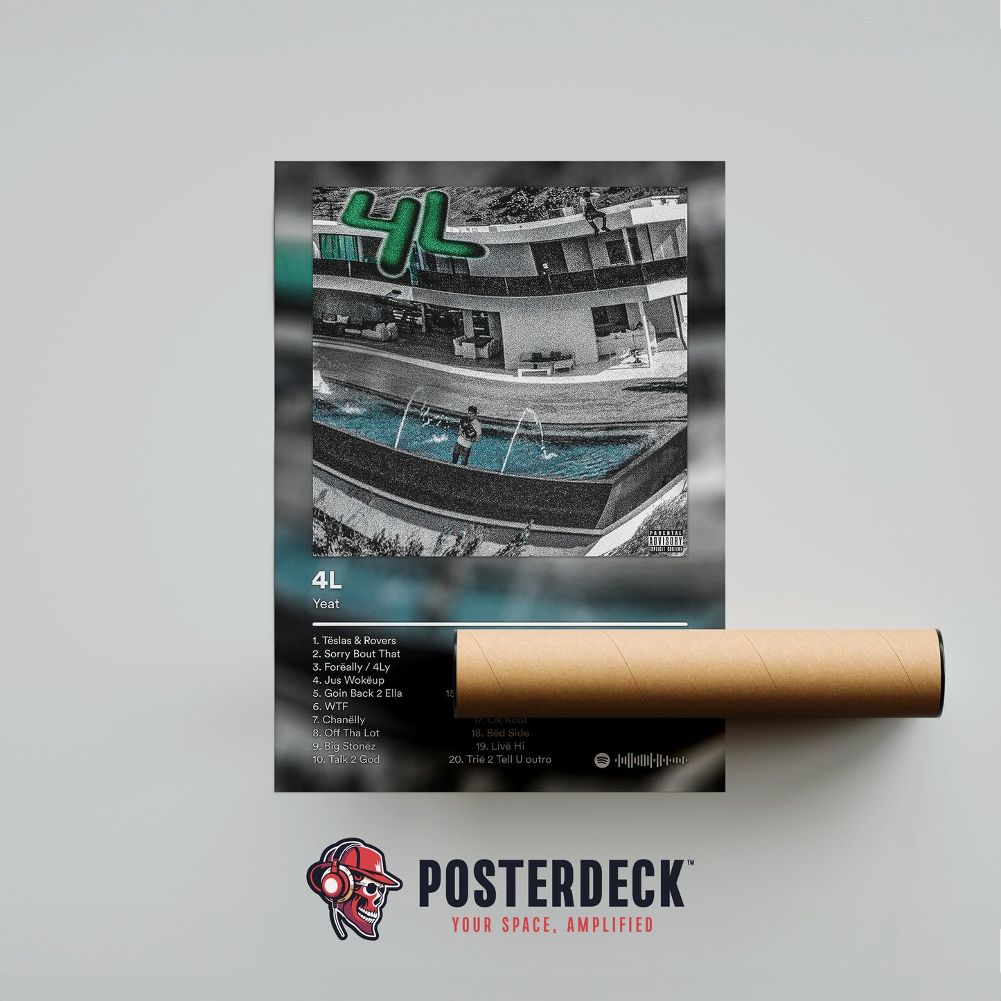 Yeat '4L' Album Poster