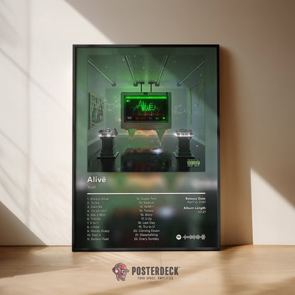 Yeat 'Alive' Album Poster