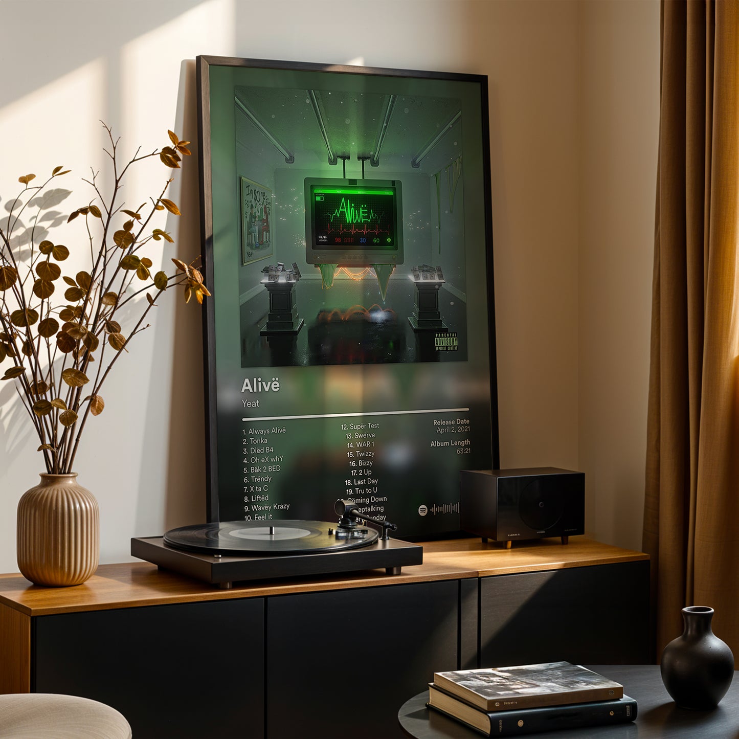 Yeat 'Alive' Album Poster