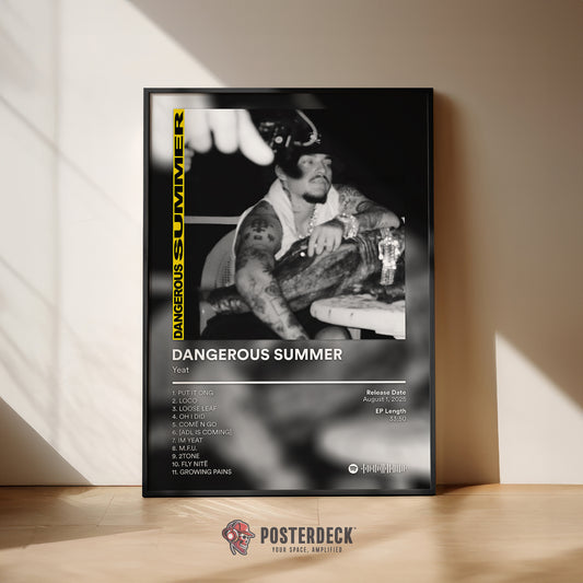 Yeat 'Dangerous Summer' Album Poster