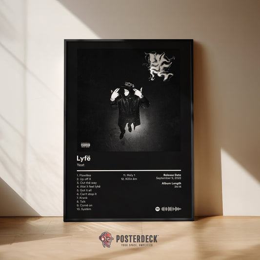 Yeat 'Lyfe' Album Poster