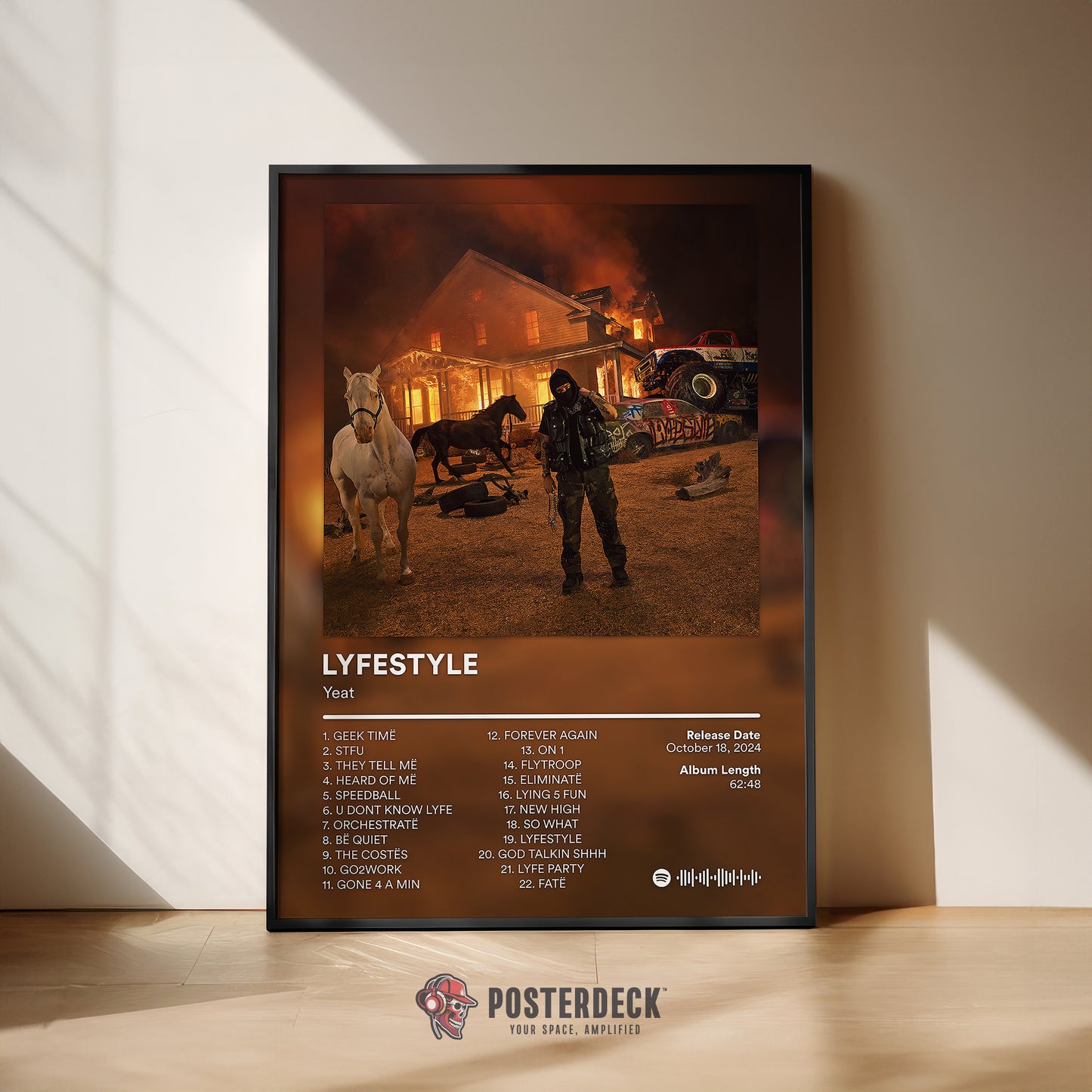 Yeat 'Lyfestyle' Album Poster