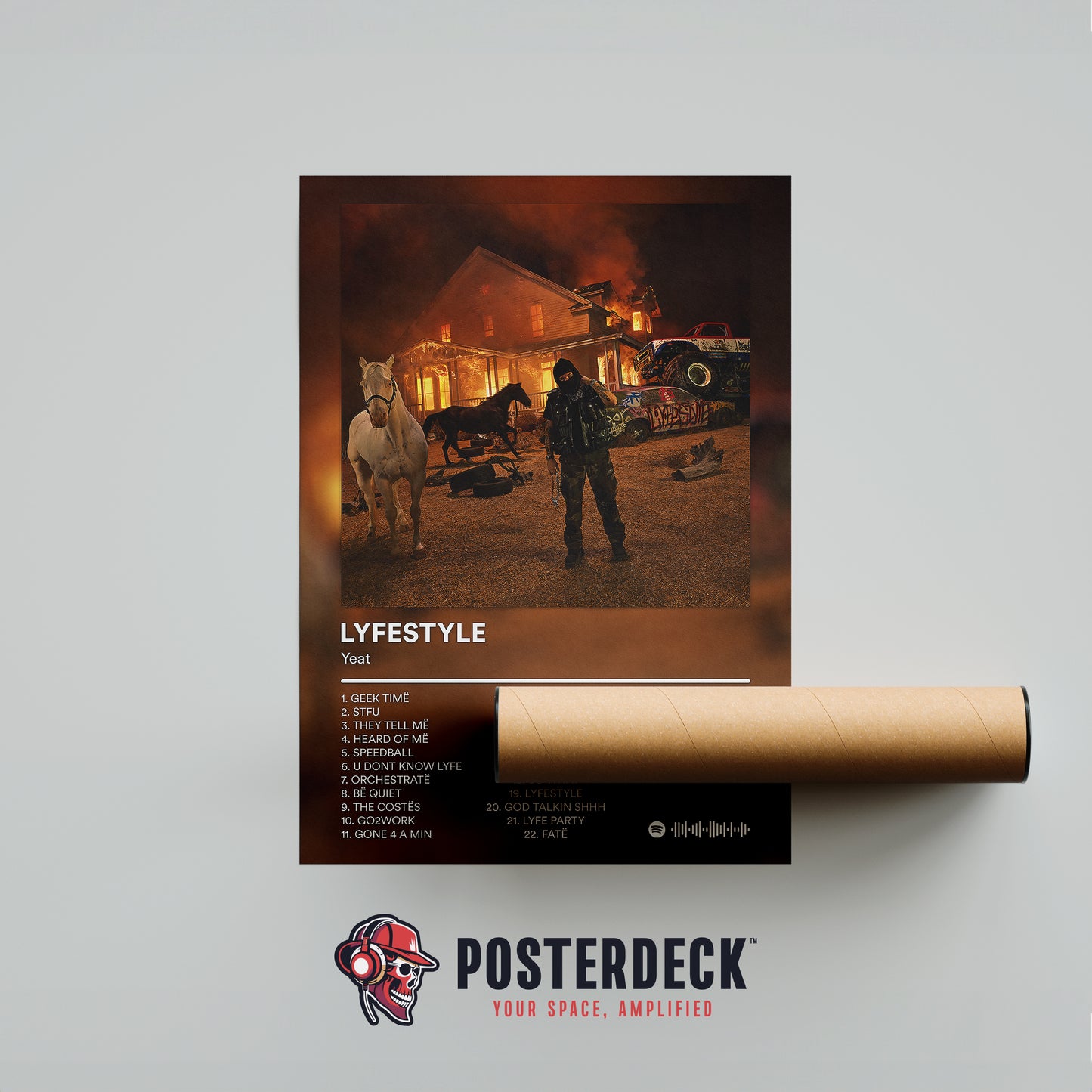 Yeat 'Lyfestyle' Album Poster