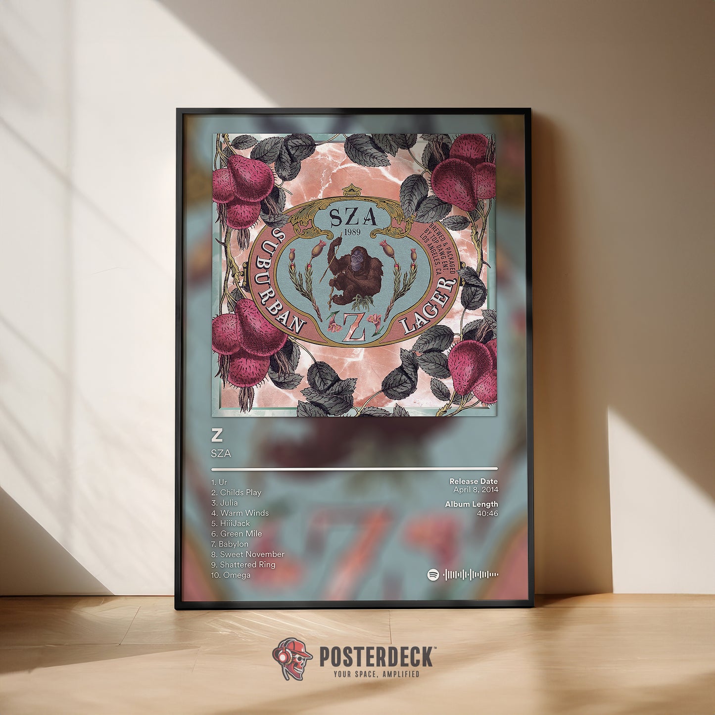 SZA 'Z' Album Poster